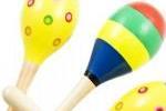 Three maracas